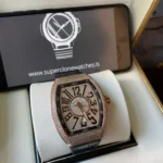 Iced Franck Muller Vanguard V45 SC DT D CD 5N Rose Gold - Image 7